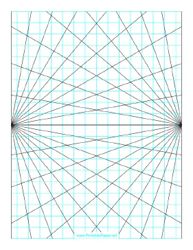 Perspective Grid - 2 point - portrait Paper