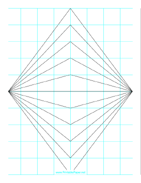 Perspective Grid - 2 point - centered Paper