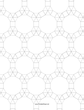 3.3.3.3.3,3.3.4.12 Tessellation Small Paper