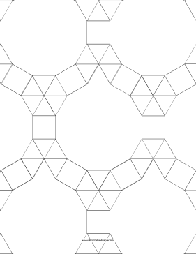 3.3.3.3.3,3.3.4.12 Tessellation Paper
