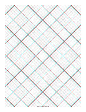 3D Paper - 5x5 Grid with Medium Offset Paper