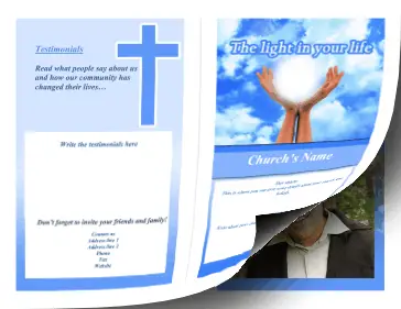 Church Brochure-Bifold Paper