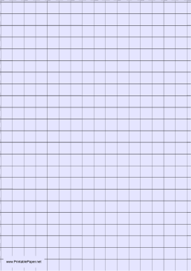 Graph Paper - Light Blue - Half Inch Grid - A4 Paper