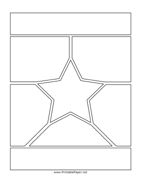 Manga Page With Star Paper