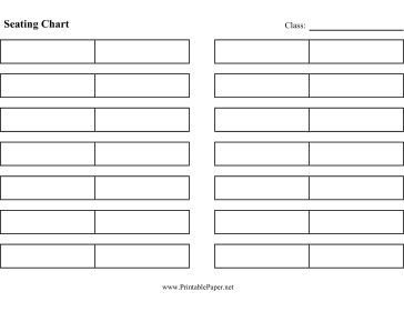 Seating Chart (Partners) Paper
