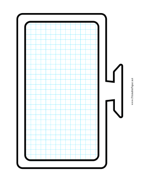 TV Wireframe Grid Paper