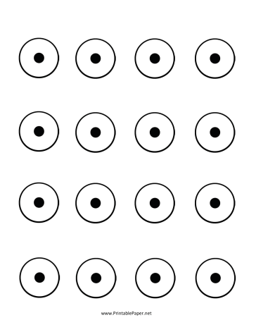Circles Target Paper