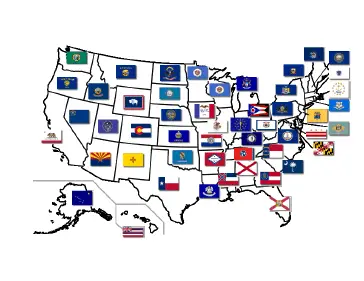 State Flags Game Paper