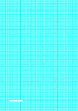 Graph Paper with one line per millimeter and centimeter index lines on A4 paper Paper