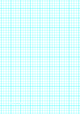 Graph Paper with four lines per inch and heavy index lines on A4-sized paper Paper