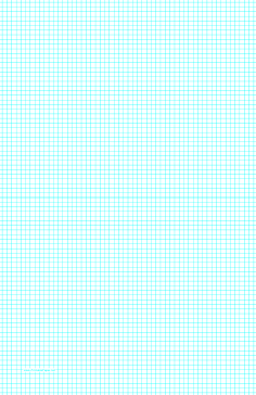 Graph Paper with five lines per inch on ledger-sized paper Paper