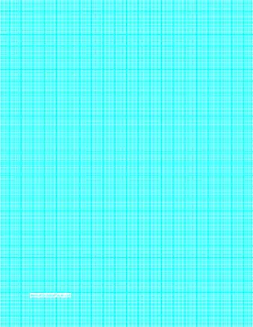 Graph Paper with one line per millimeter and centimeter index lines on letter-sized paper Paper