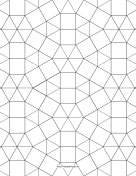 3.3.3.3.3.3,3.3.4.3.4 Tessellation paper