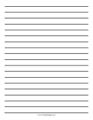 Low Vision Writing Paper - Half Inch - Letter paper
