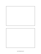 Postcard Template - 4x6 inches paper