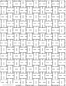 Sashiko Overlap Pattern paper