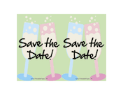 Save the Date Postcard paper
