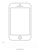 Smartphone Wireframe Notes paper
