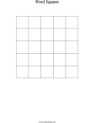 Word Squares Game paper