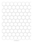 Graph Paper - Compact Circles paper