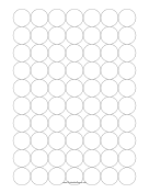 Graph Paper - Spaced Circles paper