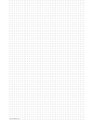Dot Paper with four dots per inch on ledger-sized paper paper