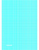 Graph Paper with lines every 1.25mm (8 lines/cm) and heavy index lines on A4-sized paper paper