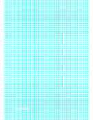 Graph Paper with lines every 2.5mm (4 lines/cm) and heavy index lines on A4-sized paper paper