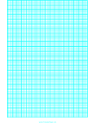 Graph Paper with one line every 2 mm and heavy index lines every fifth line on letter-sized paper paper