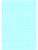 Graph Paper with lines every 3.33mm (3 lines/cm) and heavy index lines on A4-sized paper paper
