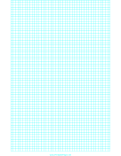 Graph Paper with one line every 4 mm on letter-sized paper paper