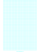 Graph Paper with one line every 5 mm on letter-sized paper paper