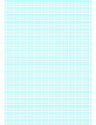 Graph Paper with six lines per inch on A4-sized paper paper
