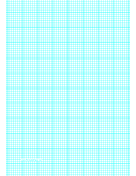 Graph Paper with eight lines per inch and heavy index lines on A4-sized paper paper