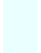 Graph Paper with three lines per inch on ledger-sized paper paper