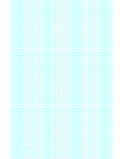 Graph Paper with five lines per inch on ledger-sized paper paper