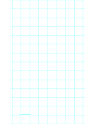 Graph Paper with one line per inch on legal-sized paper paper