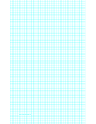 Graph Paper with five lines per inch on legal-sized paper paper