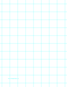 Graph Paper with one line per inch on letter-sized paper paper
