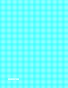 Graph Paper with one line per millimeter on letter-sized paper paper