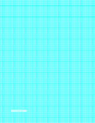 Graph Paper with twenty two lines per inch and heavy index lines on letter-sized paper paper