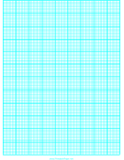 Graph Paper with one line every 2 mm and heavy index lines every tenth line on A4 paper paper