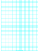 Graph Paper with one line every 4 mm on A4 paper paper