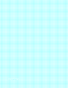 Graph Paper with seven lines per inch and heavy index lines on letter-sized paper paper