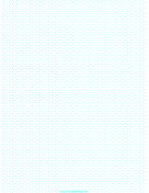 Hexagon Graph Paper with half-cm spacing on letter-sized paper paper
