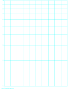 Semi-log paper with linear horizontal axis and logarithmic vertical axis (one decade) on letter-sized paper paper