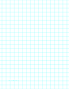Graph Paper with two lines per inch on letter-sized paper