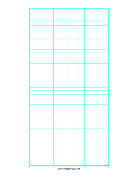 Log-log paper: 1-Cycle by 2-Cycle Paper