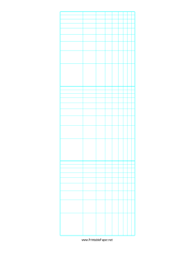 Log-log paper: 1-Cycle by 3-Cycle Paper