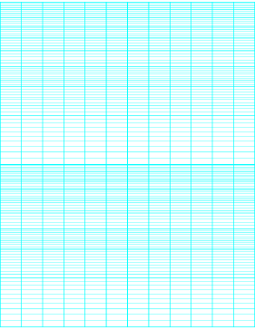 Semi-log paper: 12 Divisions 3rd Accent by 2-Cycle Paper